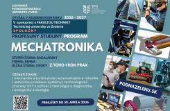 Profesijne orientovaný študijný program Mechatronika